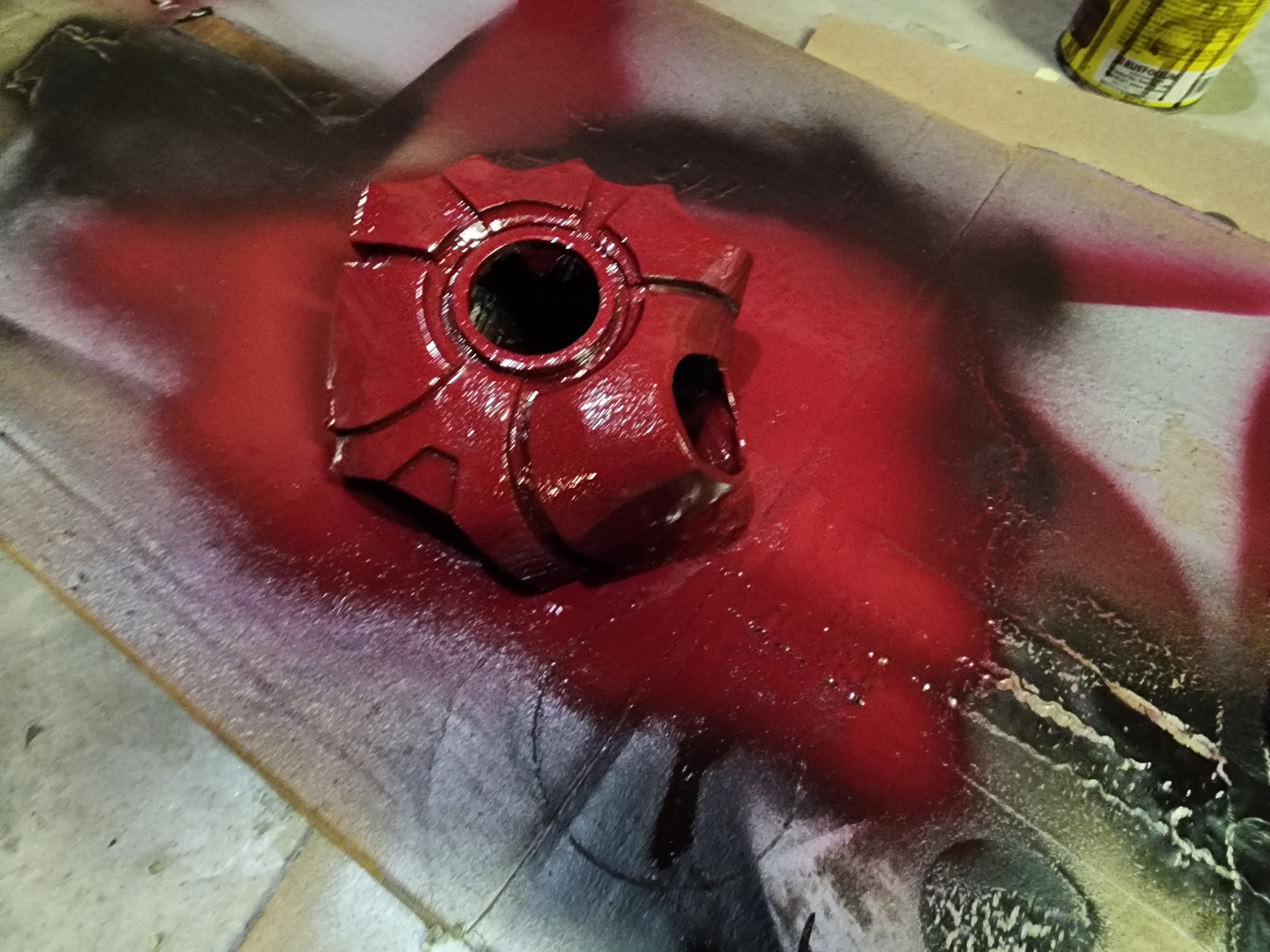 Painting the 3D printed model